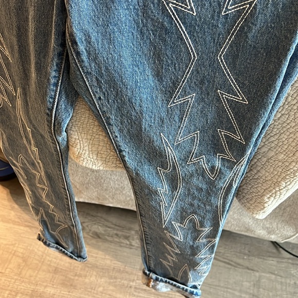 Levi’s Limited Edition Embroidered Western 501 S Women’s Skinny Straight 31X30 - Picture 11 of 16